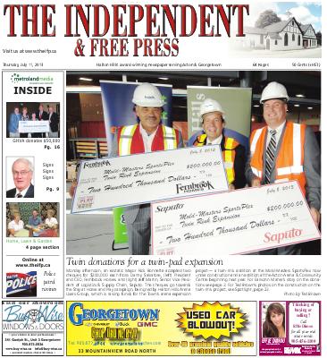 Independent & Free Press (Georgetown, ON), 11 Jul 2013