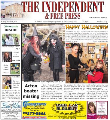 Independent & Free Press (Georgetown, ON), 31 Oct 2013