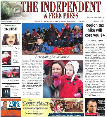 Independent & Free Press (Georgetown, ON), 21 Nov 2013