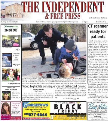 Independent & Free Press (Georgetown, ON), 28 Nov 2013