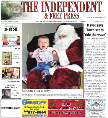 Independent & Free Press (Georgetown, ON), 12 Dec 2013