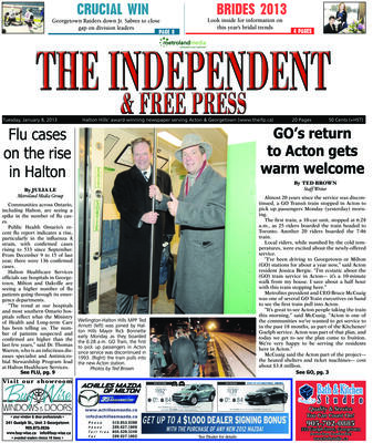 Independent & Free Press (Georgetown, ON), 8 Jan 2013