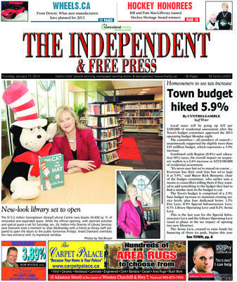 Independent & Free Press (Georgetown, ON), 17 Jan 2013