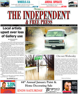 Independent & Free Press (Georgetown, ON), 31 Jan 2013