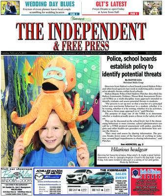 Independent & Free Press (Georgetown, ON), 5 Feb 2013