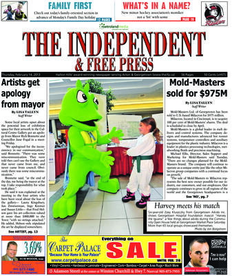 Independent & Free Press (Georgetown, ON), 14 Feb 2013