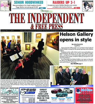 Independent & Free Press (Georgetown, ON), 5 Mar 2013