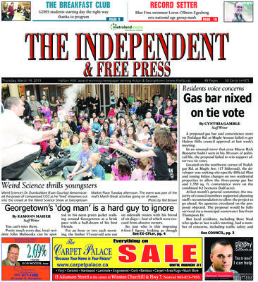 Independent & Free Press (Georgetown, ON), 14 Mar 2013