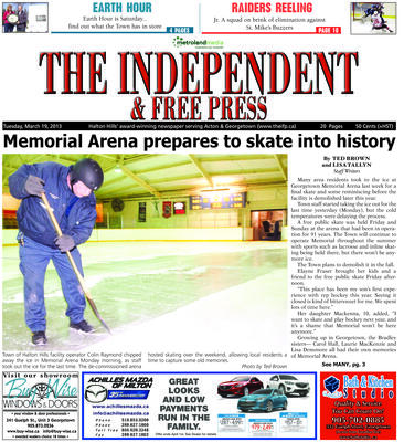 Independent & Free Press (Georgetown, ON), 19 Mar 2013