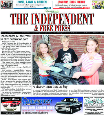 Independent & Free Press (Georgetown, ON), 23 Apr 2013