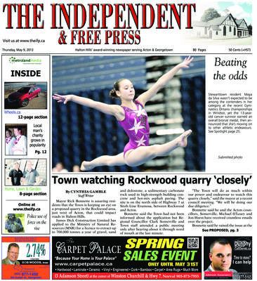 Independent & Free Press (Georgetown, ON), 9 May 2013