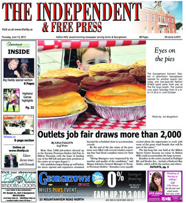 Independent & Free Press (Georgetown, ON), 13 Jun 2013