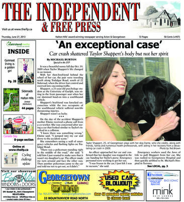 Independent & Free Press (Georgetown, ON), 27 Jun 2013