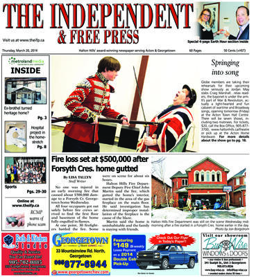 Independent & Free Press (Georgetown, ON), 20 Mar 2014