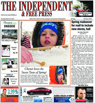 Independent & Free Press (Georgetown, ON), 27 Mar 2014