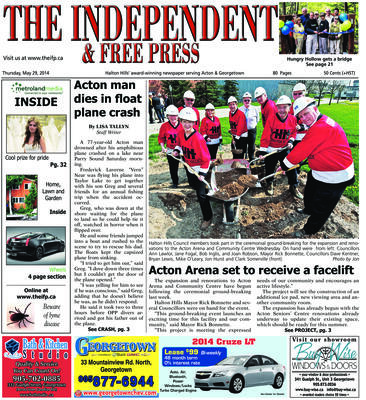 Independent & Free Press (Georgetown, ON), 29 May 2014