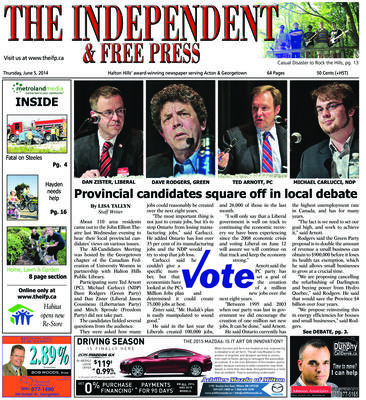 Independent & Free Press (Georgetown, ON), 5 Jun 2014