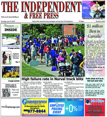 Independent & Free Press (Georgetown, ON), 12 Jun 2014