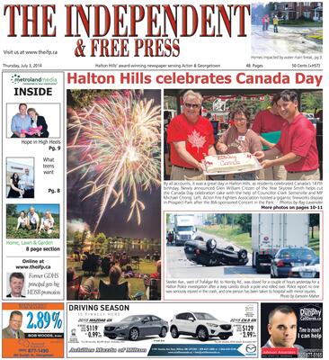 Independent & Free Press (Georgetown, ON), 3 Jul 2014