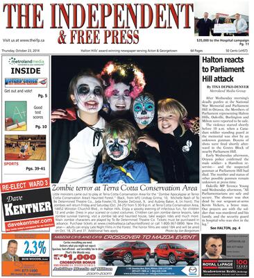 Independent & Free Press (Georgetown, ON), 23 Oct 2014