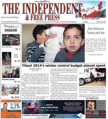 Independent & Free Press (Georgetown, ON), 20 Nov 2014