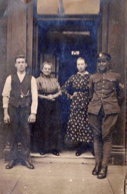 Henry Shepherd visiting relatives during World War I