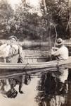 Henry Shepherd fishing on Willow Lake