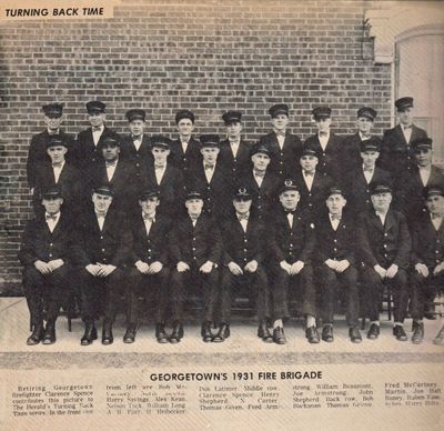 Georgetown 1931 Fire Brigade