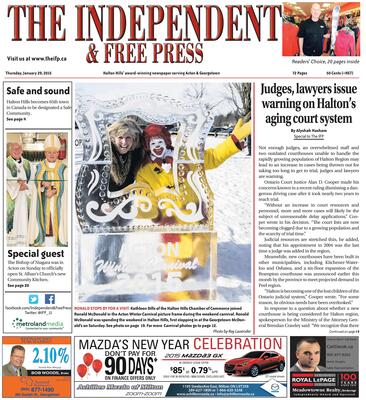 Independent & Free Press (Georgetown, ON), 29 Jan 2015