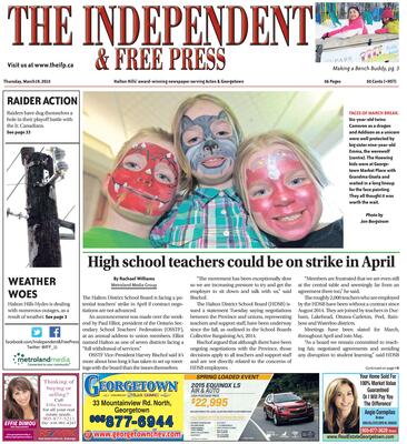 Independent & Free Press (Georgetown, ON), 19 Mar 2015