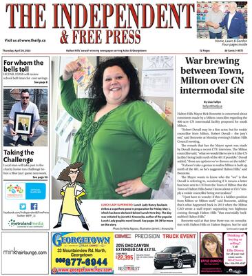 Independent & Free Press (Georgetown, ON), 30 Apr 2015