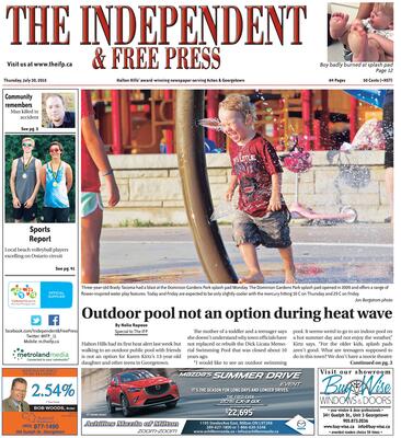 Independent & Free Press (Georgetown, ON), 30 Jul 2015