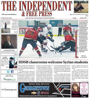 Independent & Free Press (Georgetown, ON), 7 Jan 2016