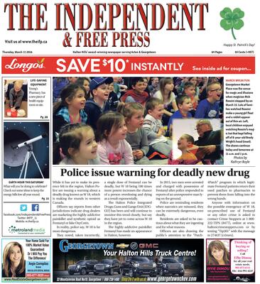 Independent & Free Press (Georgetown, ON), 17 Mar 2016