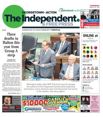 Independent & Free Press (Georgetown, ON), 15 Mar 2018