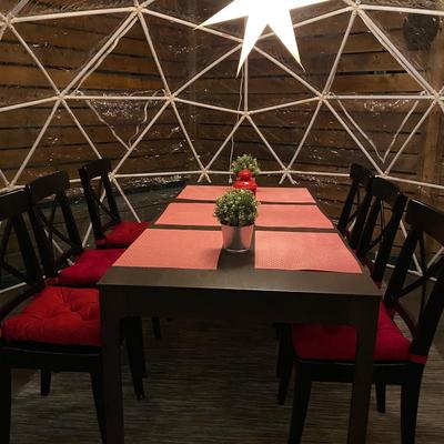 Dining in a Dome at Uncorked on Main