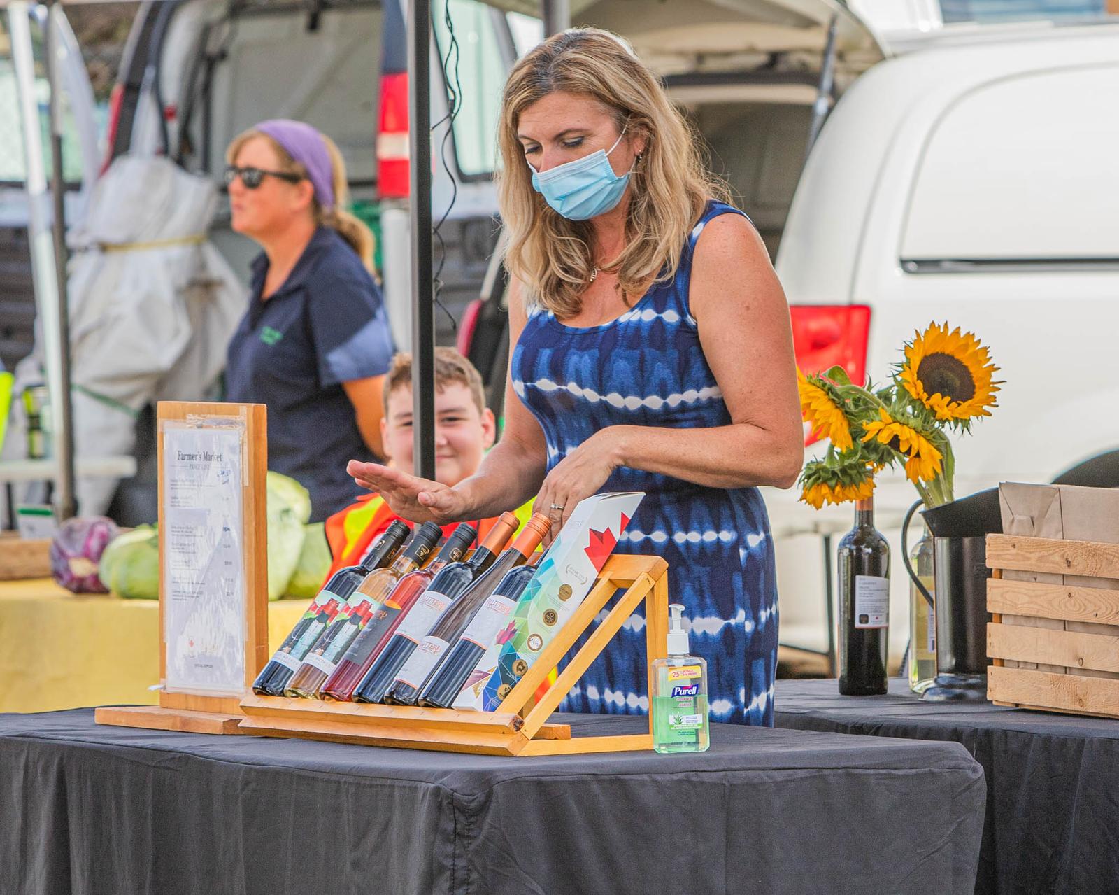 Vendors at Acton Farmer's Market