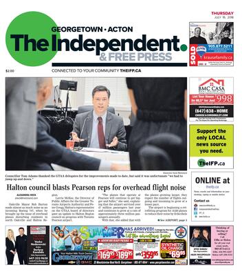 Independent & Free Press (Georgetown, ON), 19 Jul 2018