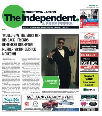 Independent & Free Press (Georgetown, ON), 6 Sep 2018