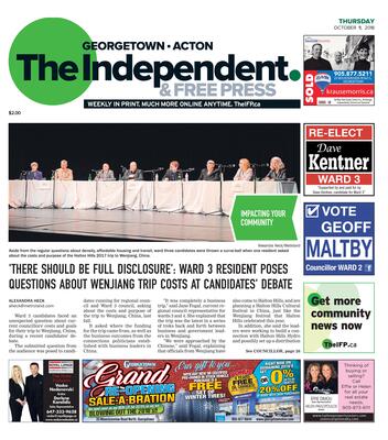 Independent & Free Press (Georgetown, ON), 11 Oct 2018