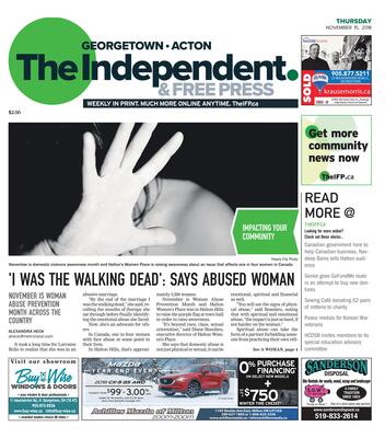 Independent & Free Press (Georgetown, ON), 15 Nov 2018