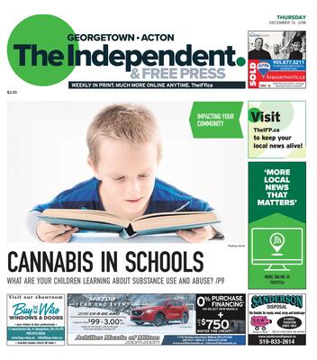 Independent & Free Press (Georgetown, ON), 13 Dec 2018