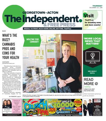 Independent & Free Press (Georgetown, ON), 20 Dec 2018