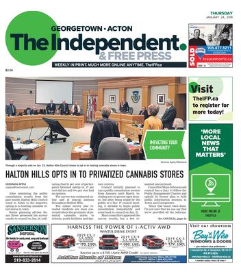 Independent & Free Press (Georgetown, ON), 24 Jan 2019