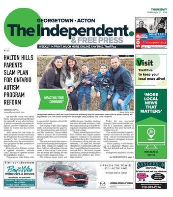 Independent & Free Press (Georgetown, ON), 21 Feb 2019