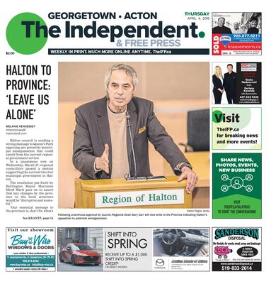 Independent & Free Press (Georgetown, ON), 4 Apr 2019