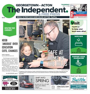 Independent & Free Press (Georgetown, ON), 2 May 2019