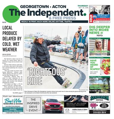 Independent & Free Press (Georgetown, ON), 30 May 2019