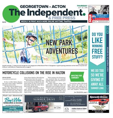 Independent & Free Press (Georgetown, ON), 25 Jul 2019