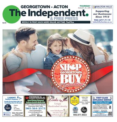 Independent & Free Press (Georgetown, ON), 29 Aug 2019